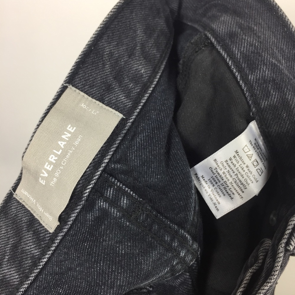 Everlane Black High-Rise Ankle Crop Jeans - Picture 4 of 13
